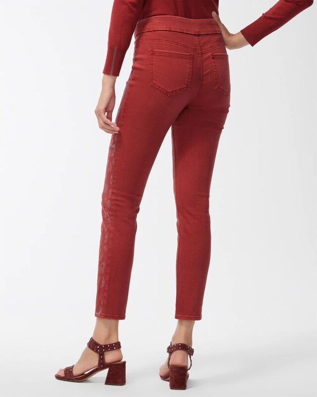 Leopard Sparkle Pull-On Jeggings - image 3